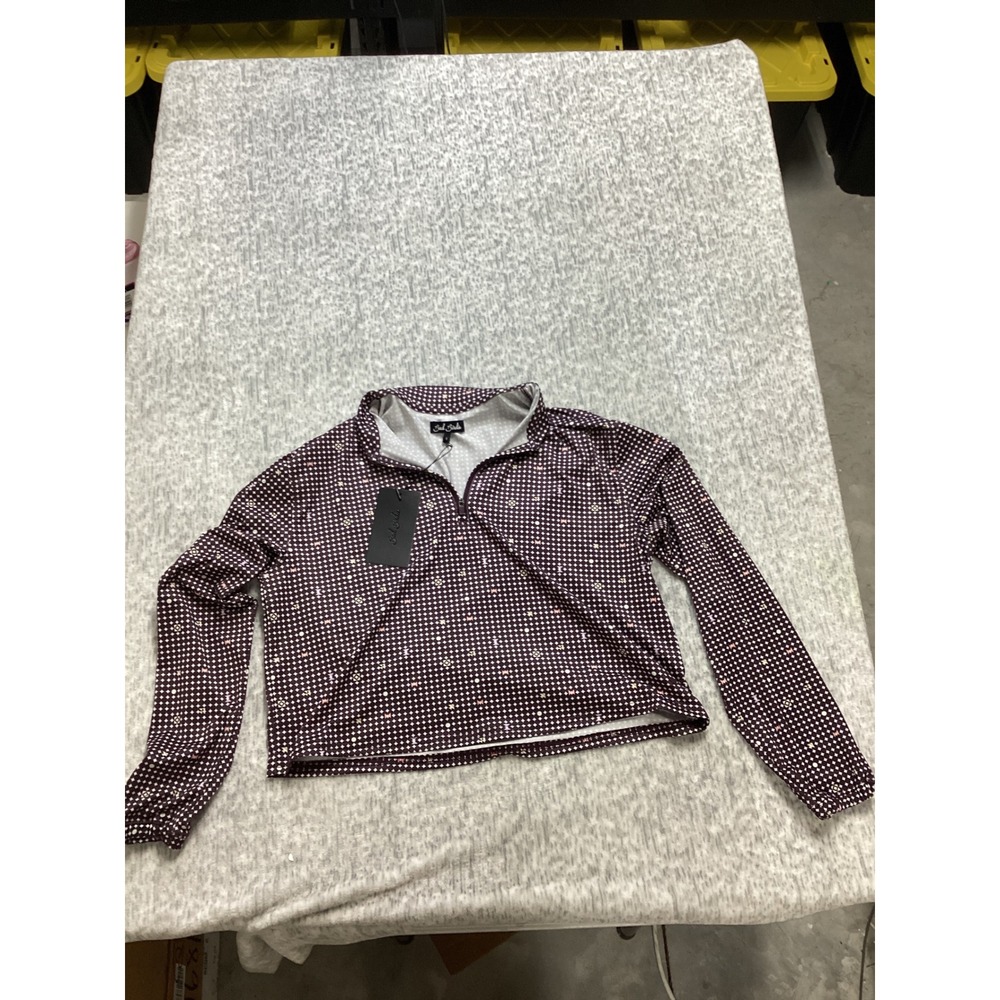 Bad Birdie UV Long Sleeve Throwing Darts Quarter Zip Golf Pullover BBWT008-638 S